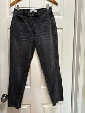 Abercrombie & Fitch Sz 28/6 Curve Love The Skinny Black High Rise Jeans